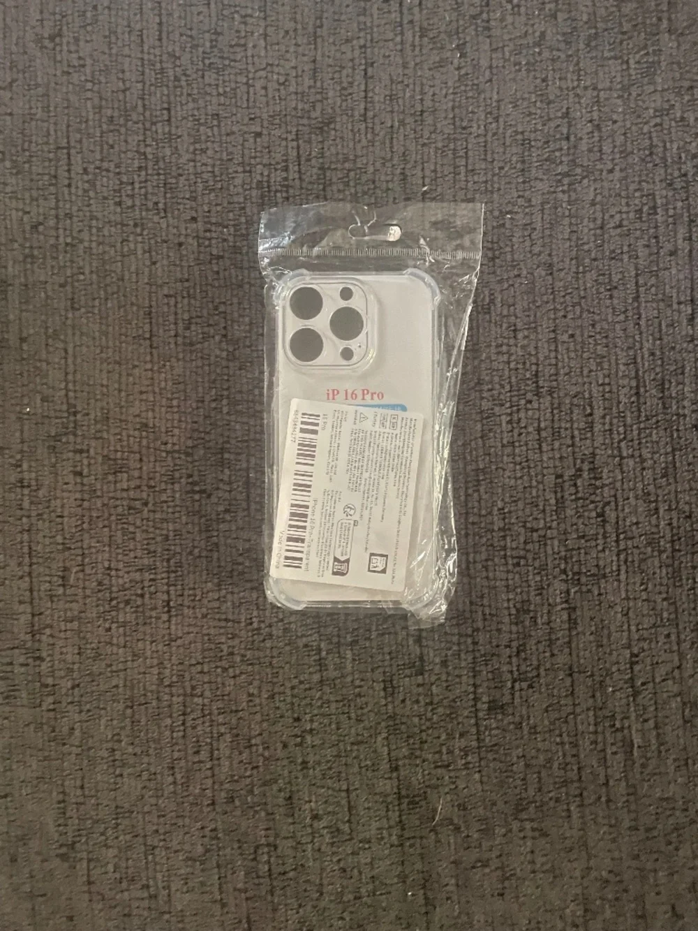 iPhone 16 Pro Clear Case - New Sealed Transparent Protective Cover